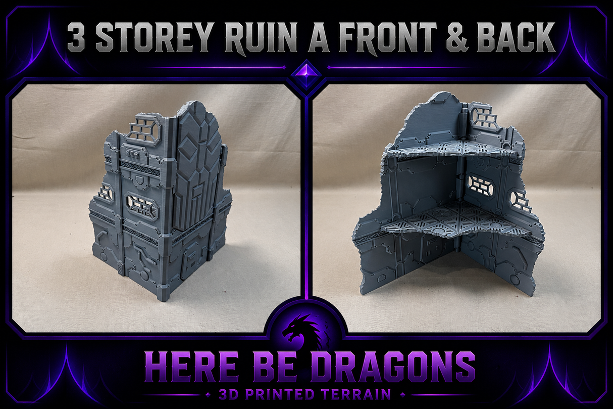 11th Edition Foldable Terrain - Space Dwarf Set