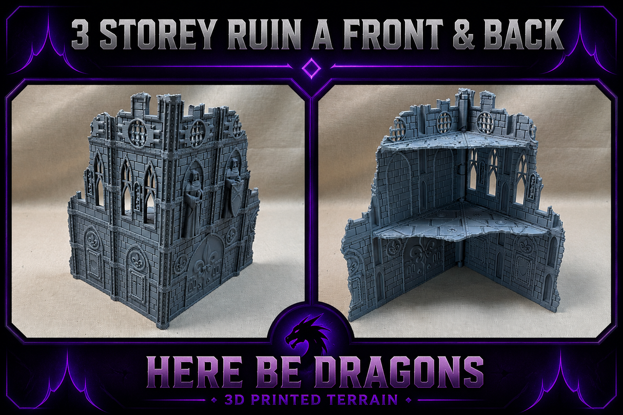 11th Edition Foldable Terrain - Battle Nun Set
