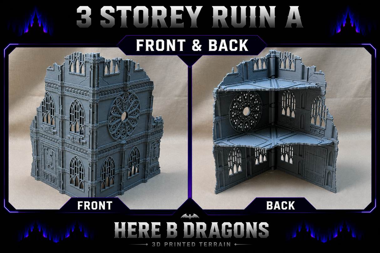 11th Edition Foldable Terrain - Gothic Set