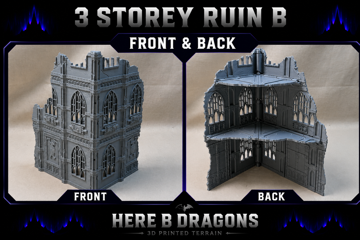 11th Edition Foldable Terrain - Gothic Set