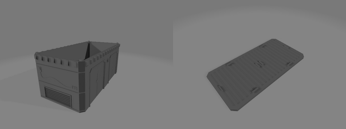 Industrial Enclave 3D Modular Tabletop Terrain