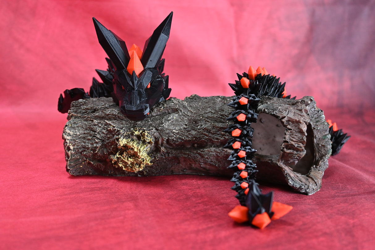 Crystal Dragon (No Wings 2 Colours) - Standard Size