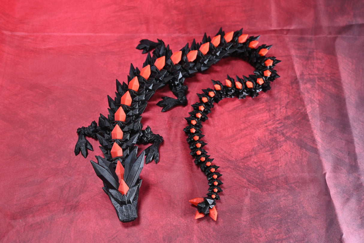 Crystal Dragon (No Wings 2 Colours) - Standard Size