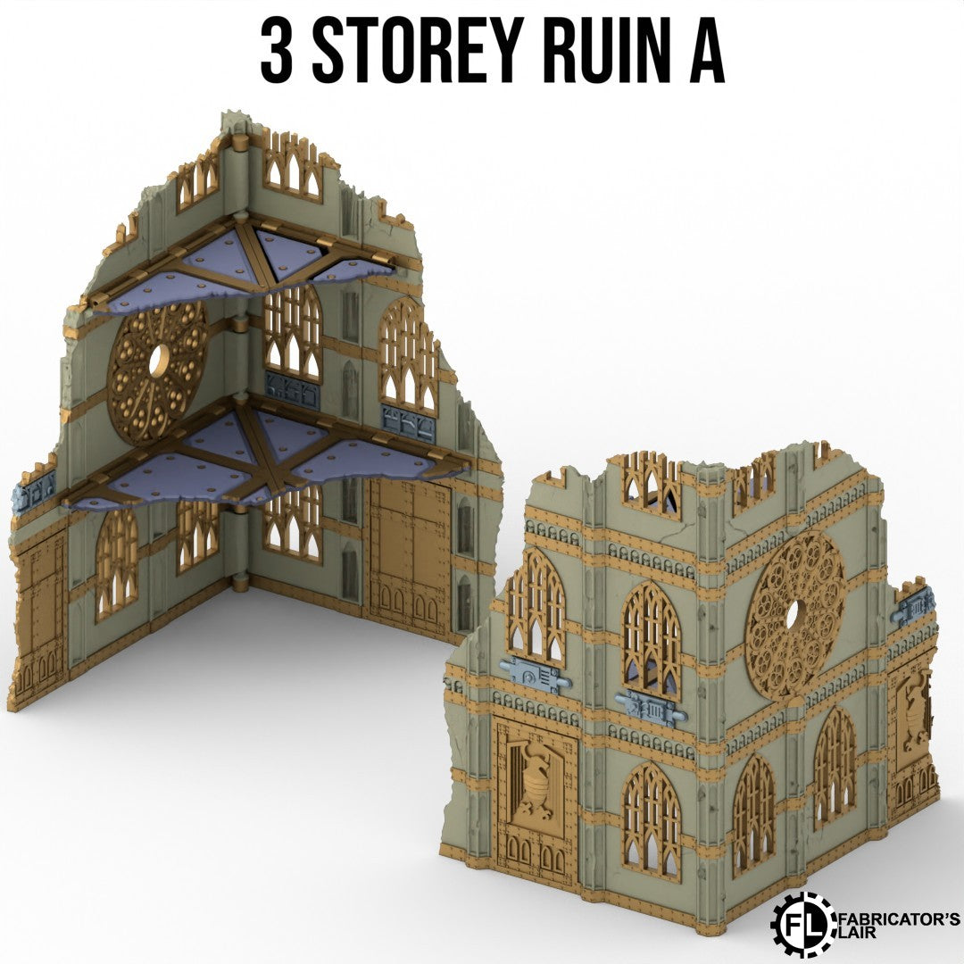 11th Edition Foldable Terrain - Gothic Set