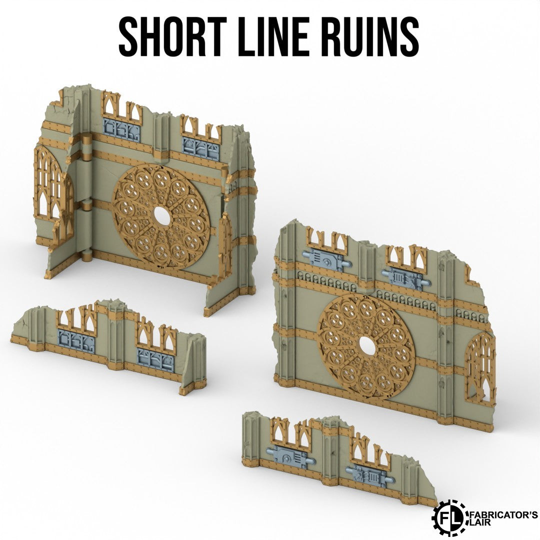 11th Edition Foldable Terrain - Gothic Set