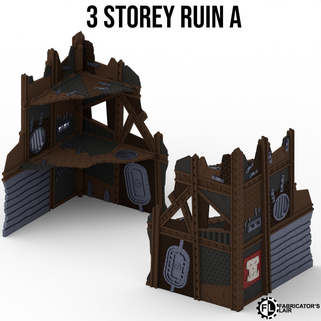 11th Edition Foldable Terrain - GreenSkin Set