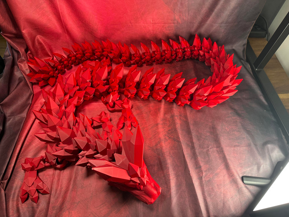 Crystal Dragon (No Wings) - SUPER Size Approx. 204cm long