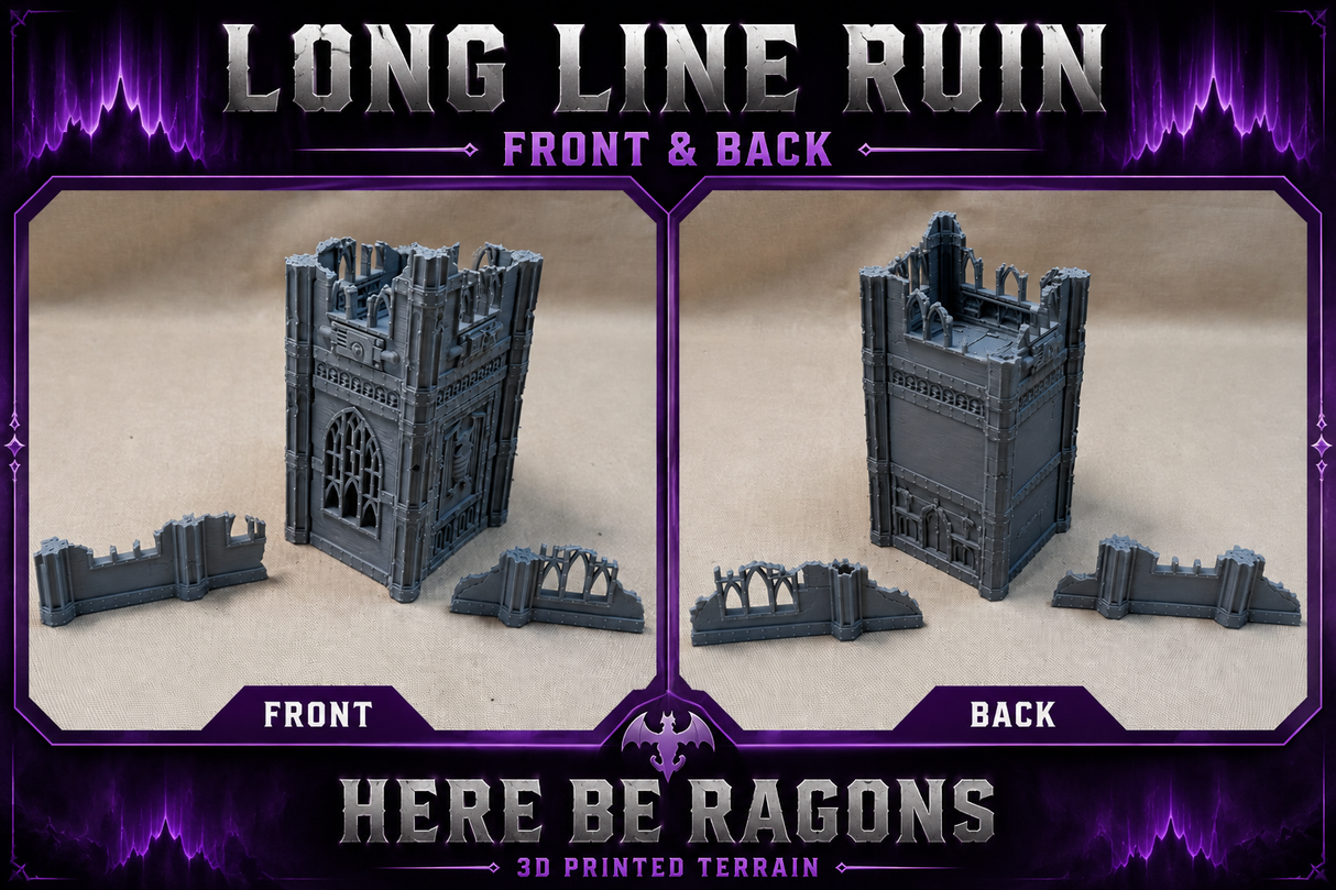 11th Edition Foldable Terrain - Gothic Set