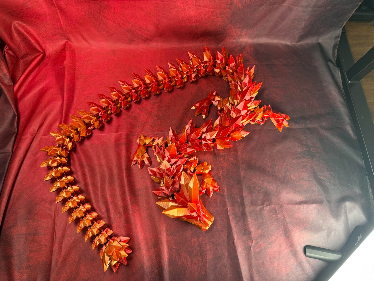 Crystal Dragon (No Wings) - EXTRA Extra Large Size Approx. 137cm long