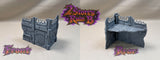 11th Edition Compatible Folding Terrain – 2 Storey Run B (Space Dwarf Theme)