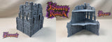 11th Edition Compatible Folding Terrain – 3 Storey Ruin A (Battle Nun Theme)