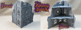 11th Edition Compatible Folding Terrain – 3 Storey Ruin A (Gothic Theme)