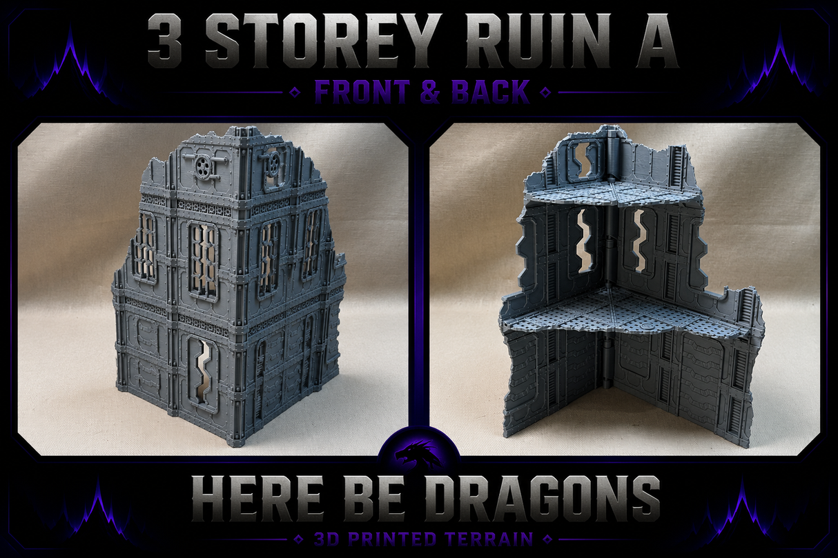 11th Edition Foldable Terrain - Industrial Set