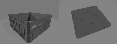 Industrial Enclave 3D Modular Tabletop Terrain
