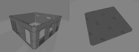 Industrial Enclave 3D Modular Tabletop Terrain