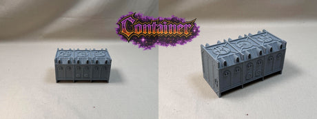 11th Edition Compatible Folding Terrain – Container (Gothic Theme)