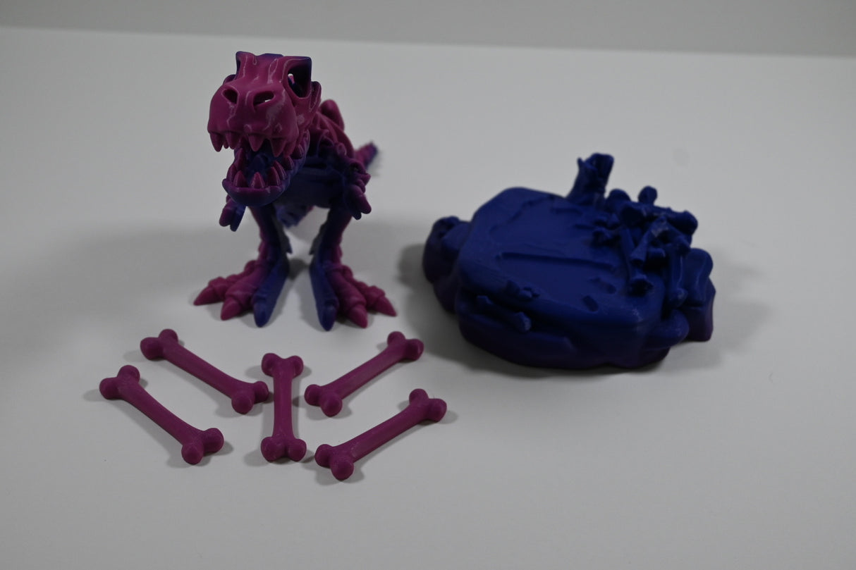 Skeleton T-Rex (and Base)