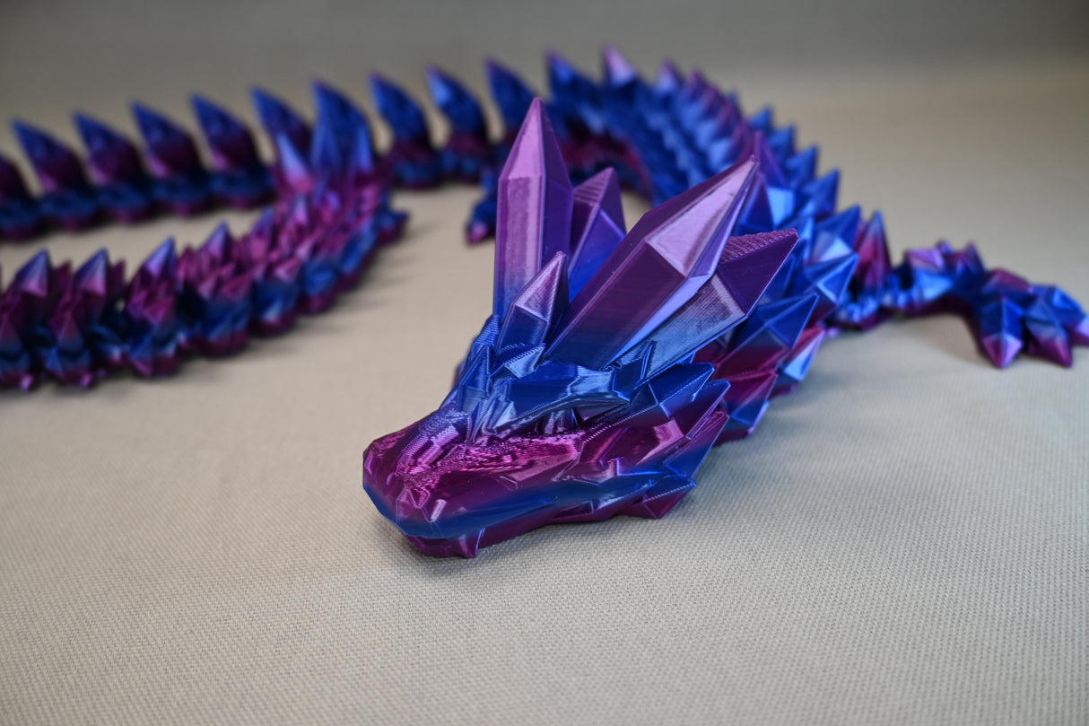 Crystal Dragon (No Wings) - Extra Large Size Approx. 96cm