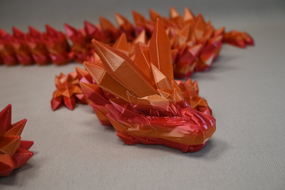 Crystal Dragon (No Wings) - Extra Large Size Approx. 96cm