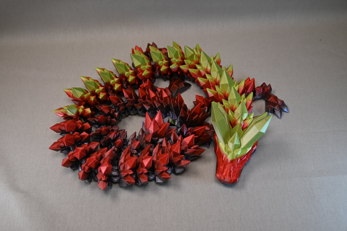 Crystal Dragon (No Wings) - Extra Large Size Approx. 96cm