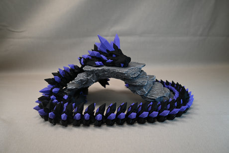 Crystal Dragon (No Wings 2 Colours) - Standard Size