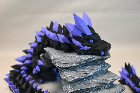 Crystal Dragon (No Wings 2 Colours) - Standard Size