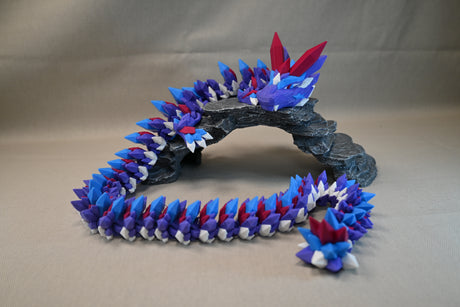 Crystal Dragon (No Wings Quad Colour) - Standard Size