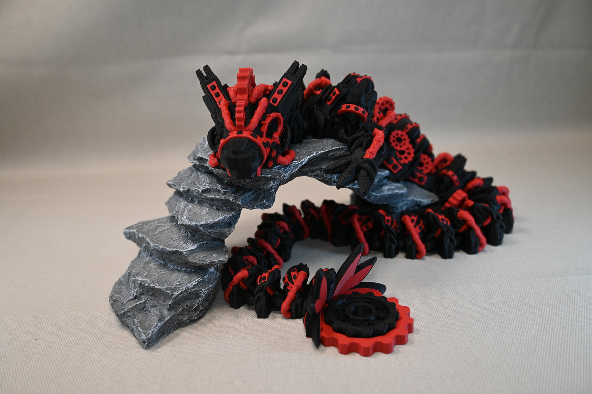 SteamPunk Dragon 2 Colours - Standard Size