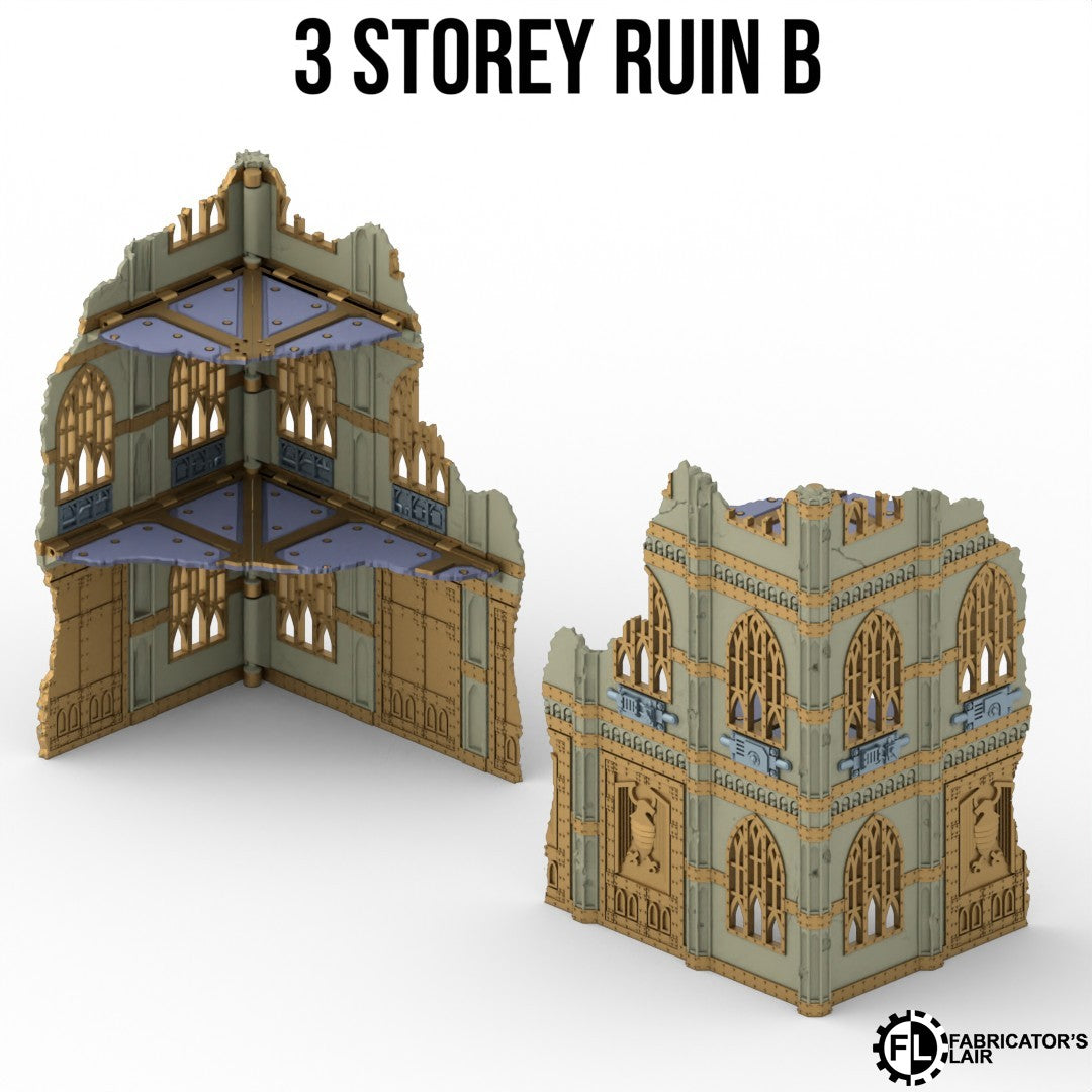 11th Edition Foldable Terrain - Gothic Set