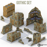 11th Edition Foldable Terrain - Gothic Set