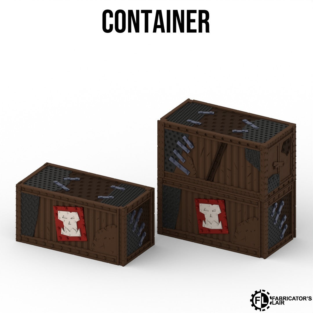 11th Edition Foldable Terrain - GreenSkin Set