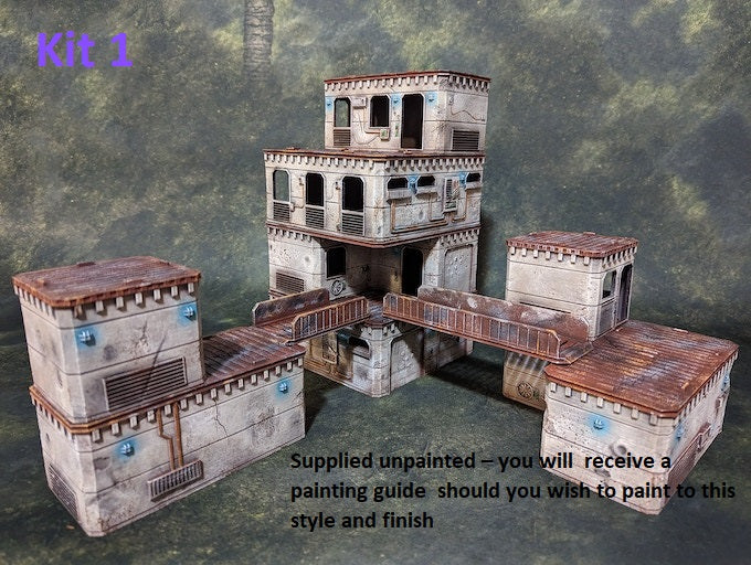 Industrial Enclave: After the Assault 3D Modular Tabletop Terrain