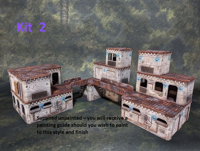 Industrial Enclave: After the Assault 3D Modular Tabletop Terrain