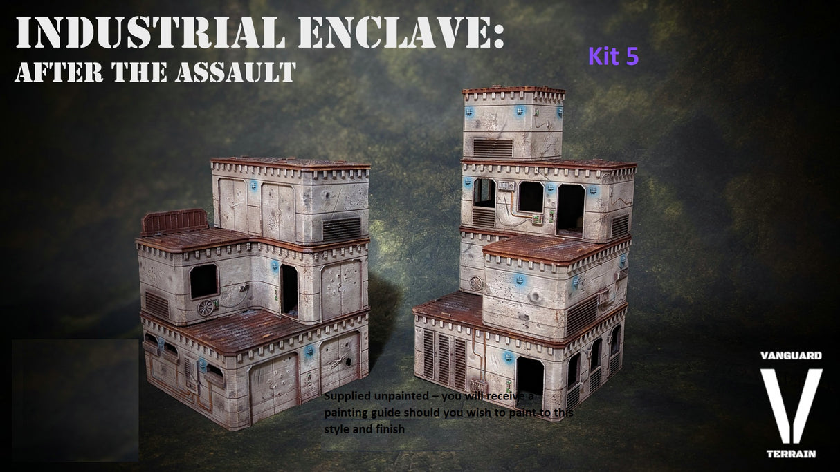 Industrial Enclave: After the Assault 3D Modular Tabletop Terrain