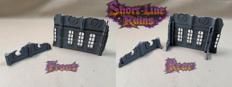 11th Edition Compatible Folding Terrain – Short Line Ruin (Industrial Theme)