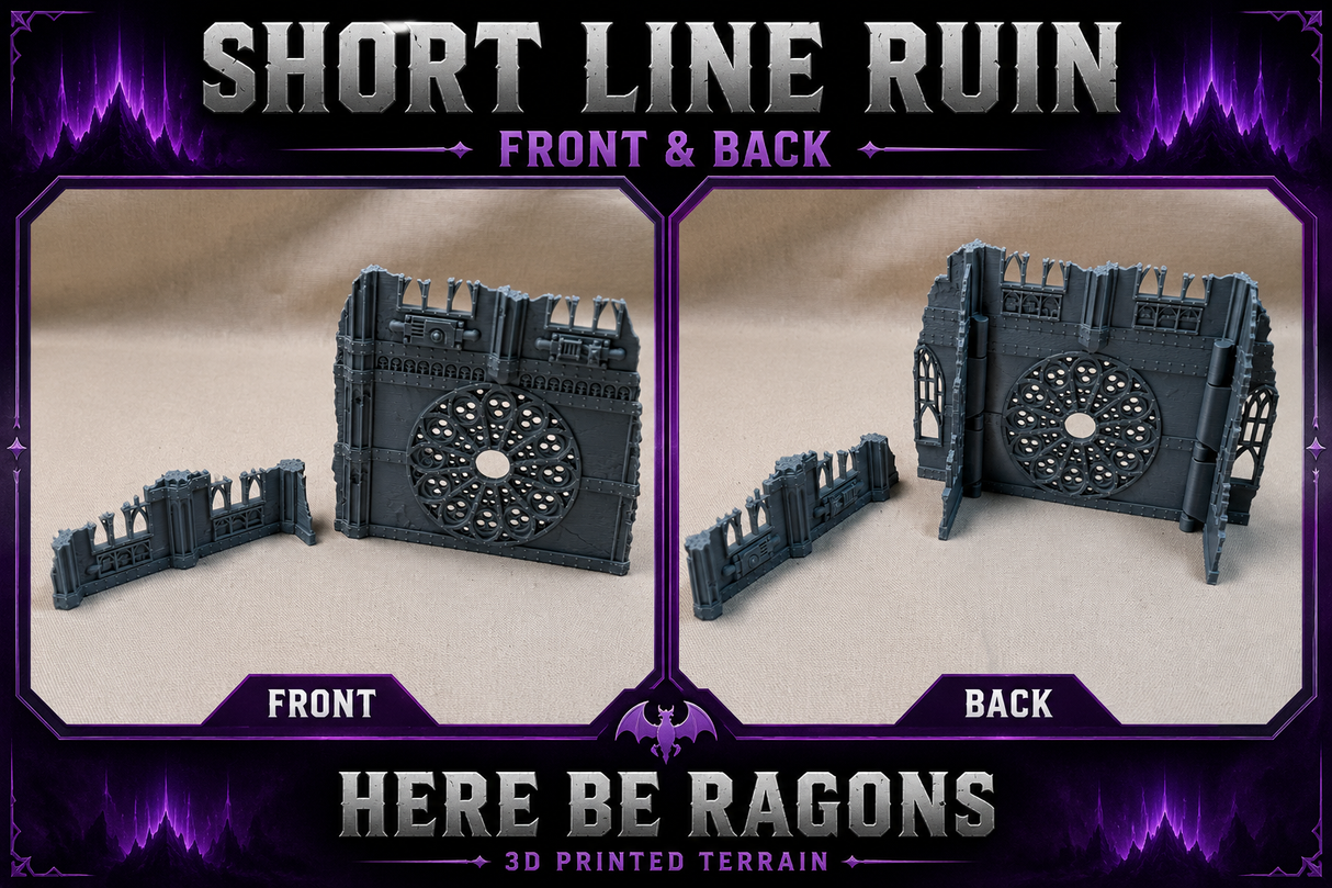 11th Edition Foldable Terrain - Gothic Set