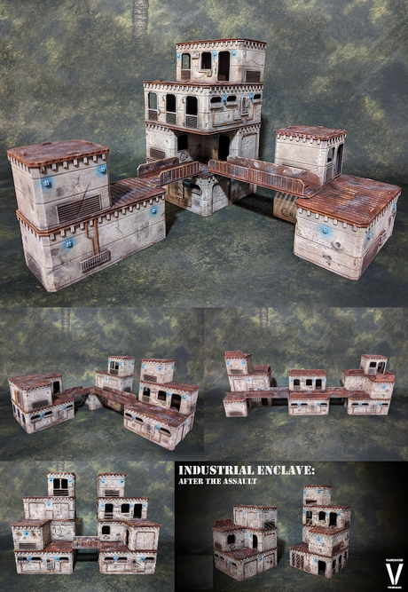 Industrial Enclave: After the Assault 3D Modular Tabletop Terrain